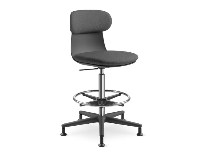 ZOE 223-BL - Swivel height-adjustable office chair with 5-Spoke base _ LD Seating